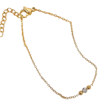 Lade das Bild in den Galerie-Viewer, ARMBAND `Mini Diamond´, gold
