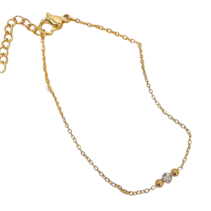 ARMBAND `Mini Diamond´, gold