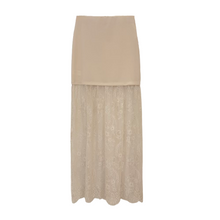 Lade das Bild in den Galerie-Viewer, ROCK `Lace´ (Maxi), beige
