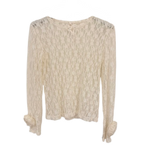 Lade das Bild in den Galerie-Viewer, TOP `Lace Rose´, crème
