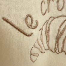 Lade das Bild in den Galerie-Viewer, PULLOVER `Le Croissant´, crèmeweiß
