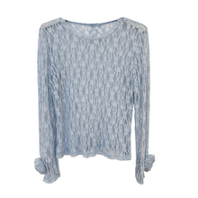 Lade das Bild in den Galerie-Viewer, TOP `Lace Rose´, baby blue
