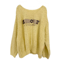 Lade das Bild in den Galerie-Viewer, PULLOVER `Amour´, citrus
