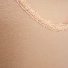 Lade das Bild in den Galerie-Viewer, TOP `Basic Piece with Lace´ (Modal), soft rose
