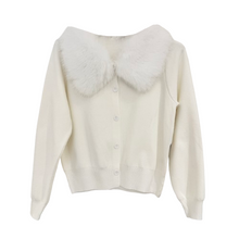 Lade das Bild in den Galerie-Viewer, CARDIGAN `Cuddly´, weiß
