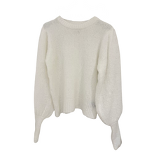 Lade das Bild in den Galerie-Viewer, PULLOVER `Fashionista´, weiß
