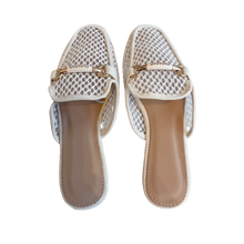Lade das Bild in den Galerie-Viewer, MULES `Elegant´, crème
