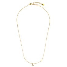 Lade das Bild in den Galerie-Viewer, KETTE `My Name - L´, gold
