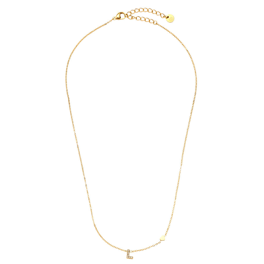 KETTE `My Name - L´, gold