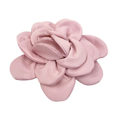 BROSCHE `Big Couture Camelia´, rosa
