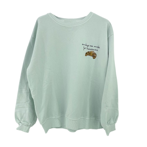 PULLOVER Sweater `Croissant´, mint