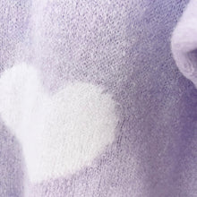 Lade das Bild in den Galerie-Viewer, PULLOVER `Sweet Valentine´, flieder-weiß
