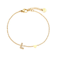 Lade das Bild in den Galerie-Viewer, ARMBAND `My Name - L´, gold
