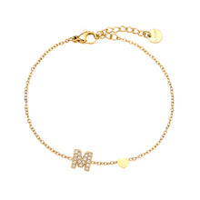 Lade das Bild in den Galerie-Viewer, ARMBAND `My Name - M´, gold
