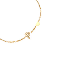 Lade das Bild in den Galerie-Viewer, ARMBAND `My Name - P´, gold

