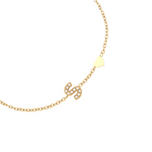 Lade das Bild in den Galerie-Viewer, ARMBAND `My Name - S´, gold
