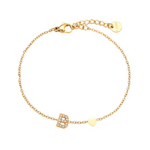 Lade das Bild in den Galerie-Viewer, ARMBAND `My Name - B´, gold
