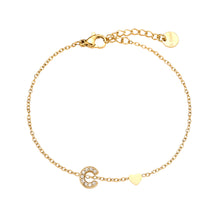 Lade das Bild in den Galerie-Viewer, ARMBAND `My Name - C´, gold
