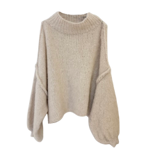 Lade das Bild in den Galerie-Viewer, PULLOVER `Cozy It-Piece´ (Short), beige

