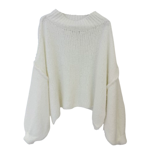 PULLOVER `Cozy It-Piece´ (Short), crèmeweiß
