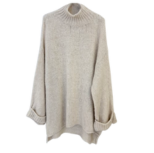 Lade das Bild in den Galerie-Viewer, PULLOVER Pulloverkleid `Cool Basic´, beige
