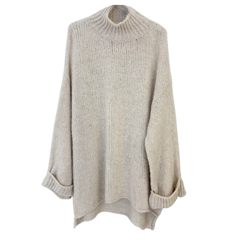 PULLOVER Pulloverkleid `Cool Basic´, beige