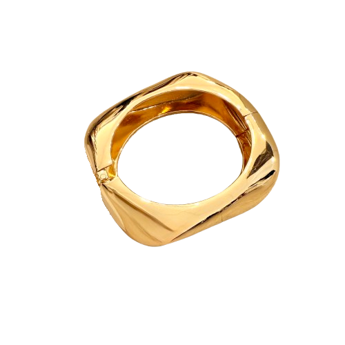 ARMREIF Curvy Waves, gold