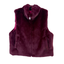 Lade das Bild in den Galerie-Viewer, WESTE `Kuddle me´, burgundy
