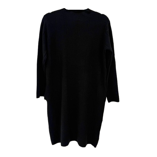 KLEID `Elegant´ (Strick/Midi), schwarz