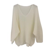 Lade das Bild in den Galerie-Viewer, PULLOVER `Sweet Daily Basic´, crème
