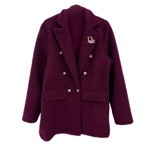 Lade das Bild in den Galerie-Viewer, JACKE `Beauty´, burgundy
