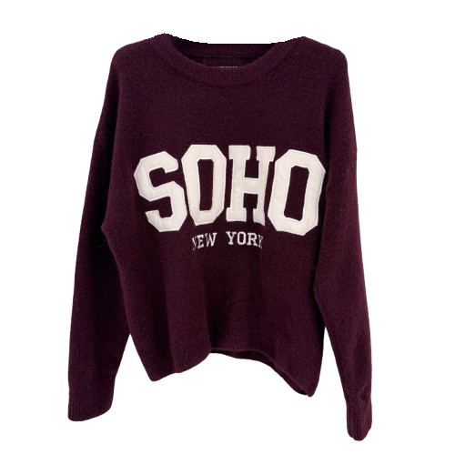PULLOVER `SOHO´, burgundy