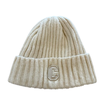 Lade das Bild in den Galerie-Viewer, MÜTZE `C´, crème
