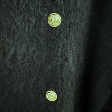 Lade das Bild in den Galerie-Viewer, CARDIGAN `Goldknöpfe´ (Long), schwarz

