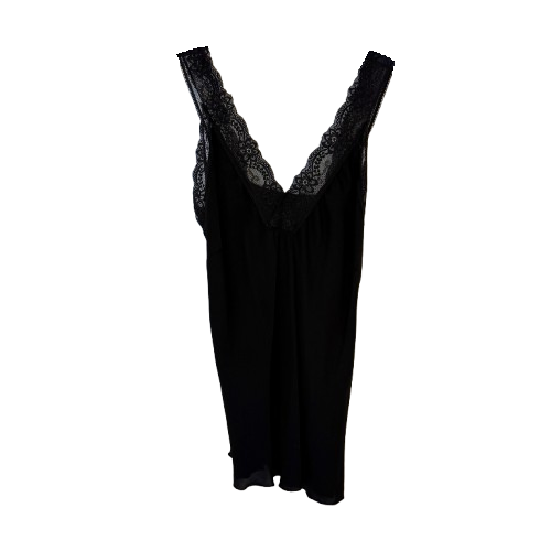 TOP Silky (Spitzenträger), schwarz