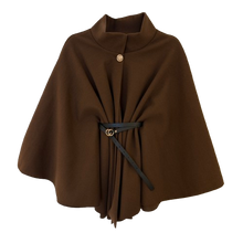Lade das Bild in den Galerie-Viewer, PONCHO `Elegant´, chocolate
