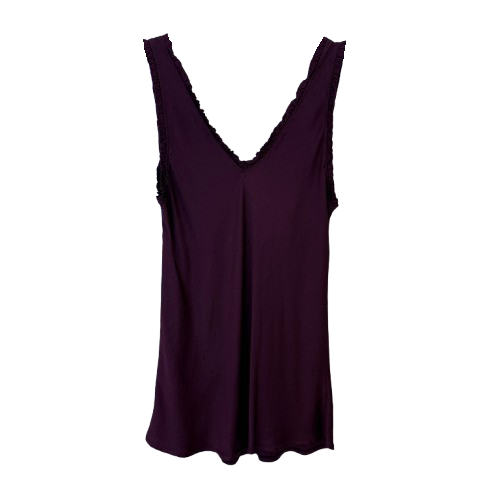 TOP Little Ruffles, plum