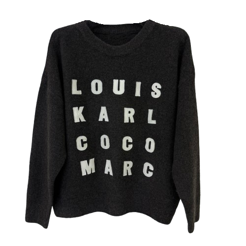 PULLOVER `Louis Karl Coco Mark´, espresso