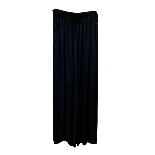 HOSE Silky (Wide Leg), schwarz