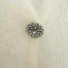 Lade das Bild in den Galerie-Viewer, CARDIGAN ‚Glammy Cloud´, crèmeweiß
