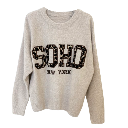 PULLOVER `SOHO´ (Leo), beige