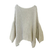 Lade das Bild in den Galerie-Viewer, PULLOVER `Perfect Cozy´ Strick, crème
