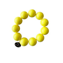 Lade das Bild in den Galerie-Viewer, ARMBAND Big Pearls (elastisch), citrus
