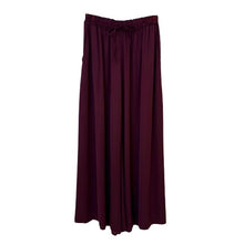 Lade das Bild in den Galerie-Viewer, HOSE Silky (Wide Leg), burgundy
