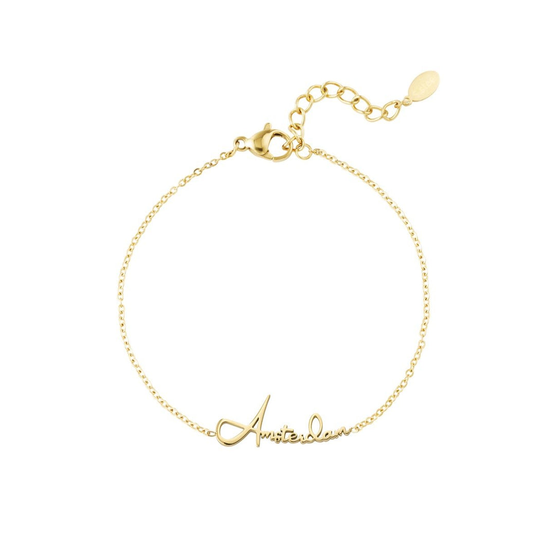 ARMBAND `Amsterdam´, gold