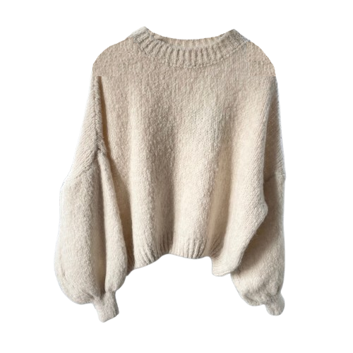 PULLOVER Cozy Piece, beige