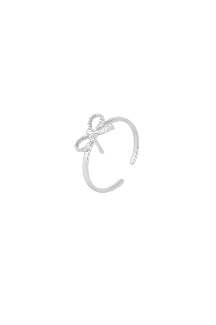 RING Bow, silber