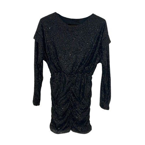 KLEID `Glammy Ruffle Dress´, schwarz