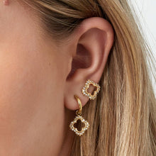 Lade das Bild in den Galerie-Viewer, HOOP `Sparkling Flower´, gold
