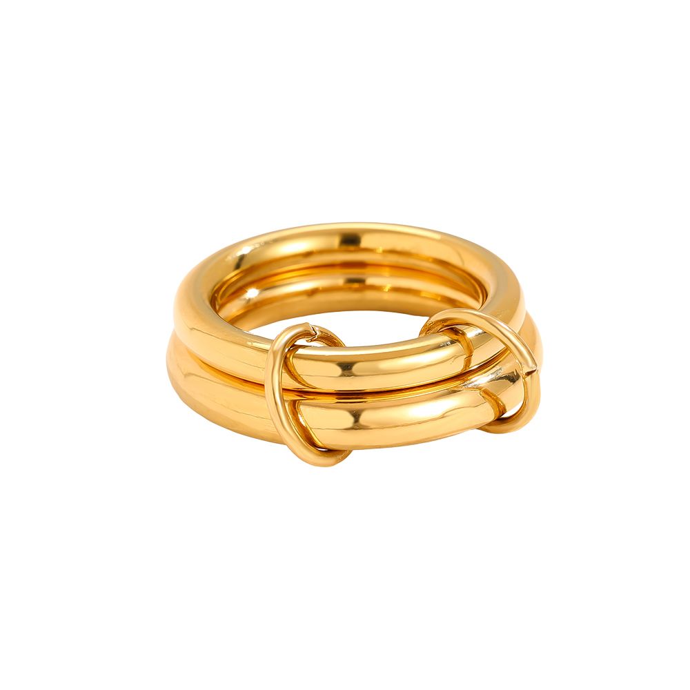 RING 2 Layer, gold